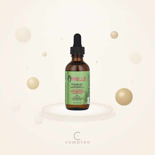 ACEITE DE ROMERO & MENTA MIELLE ORGANICS - FORTALECEDOR CAPILAR