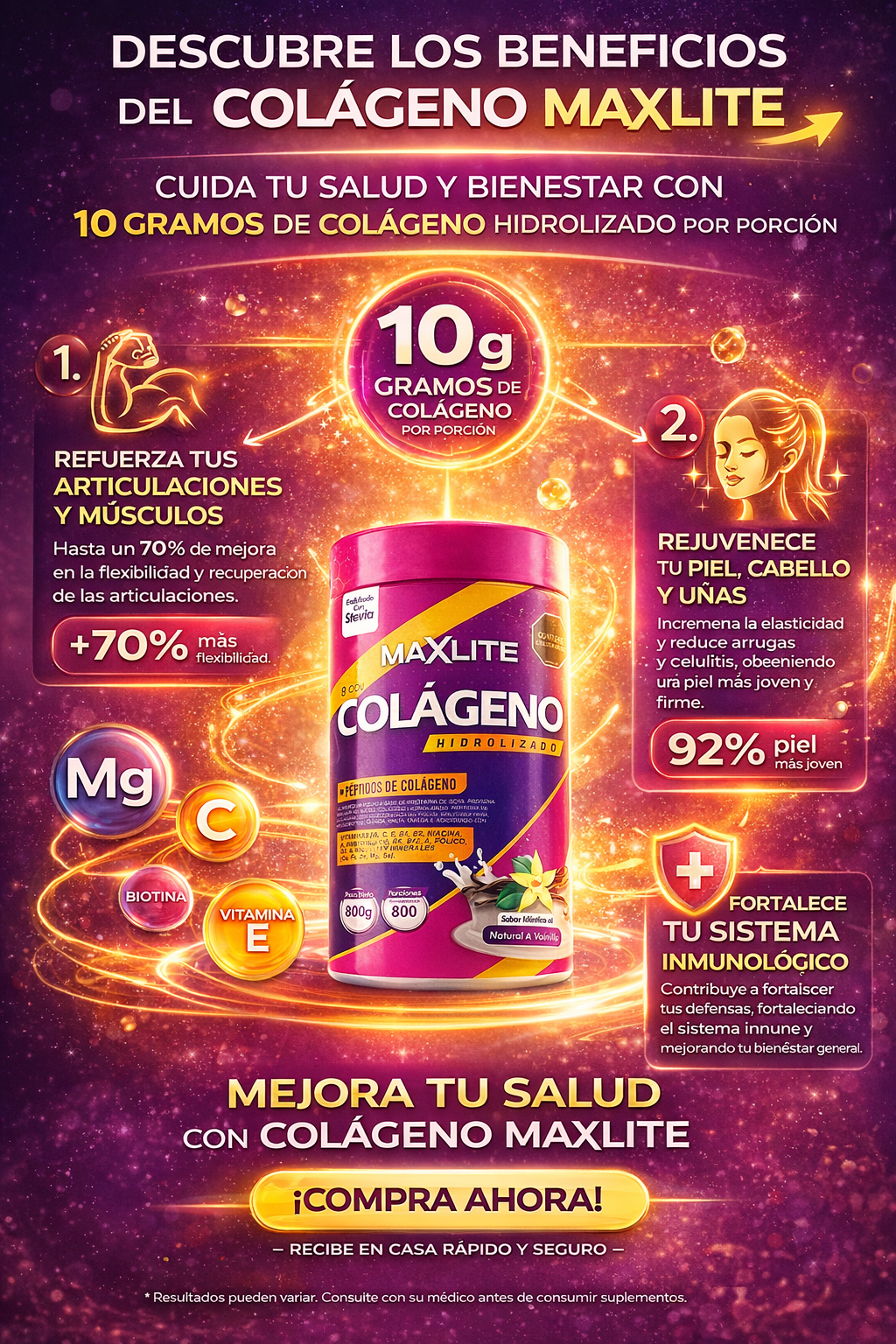 Colageno Hidrolizado Maxlite